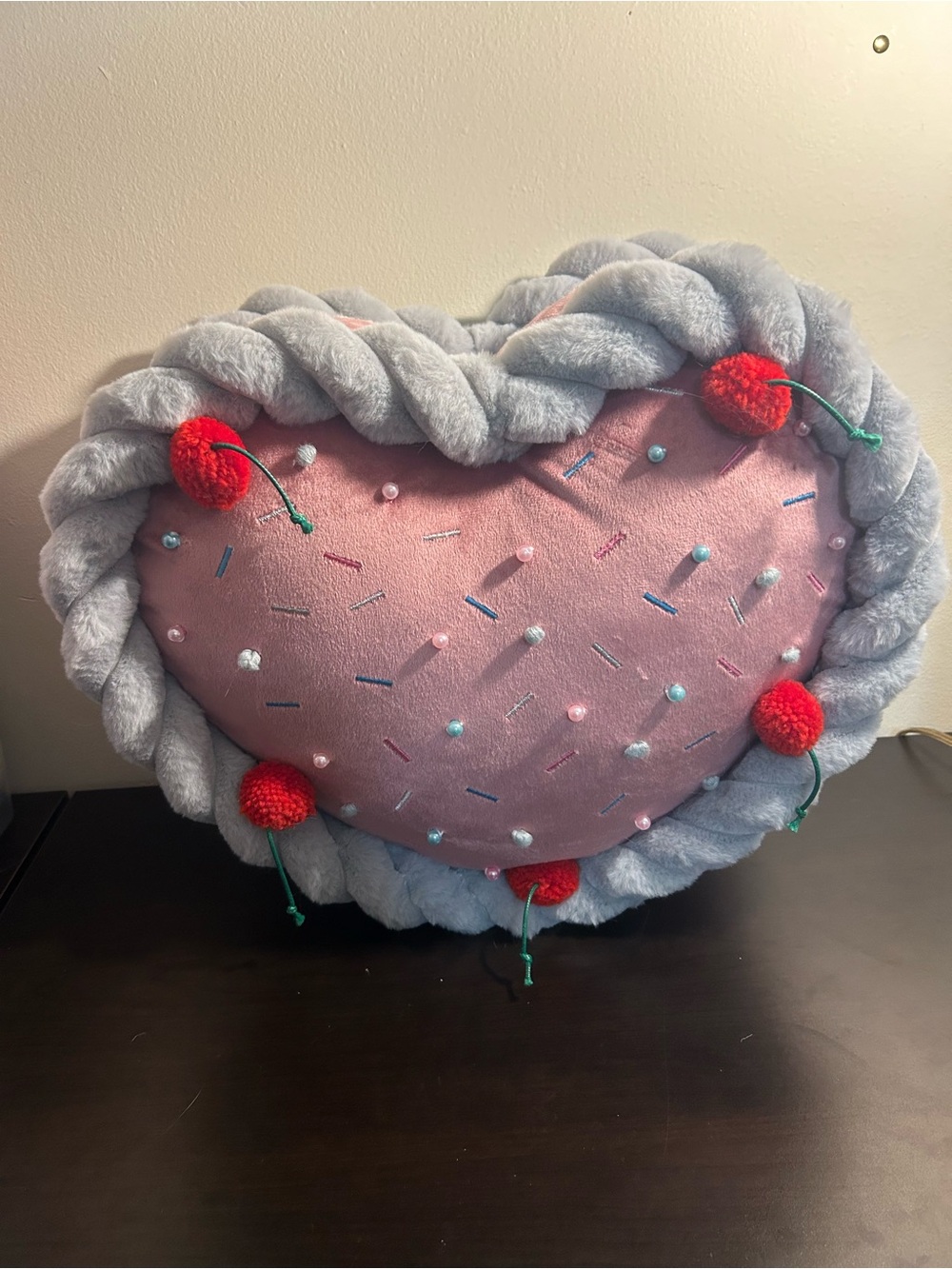 HUGE Heart Cake Plush pillow